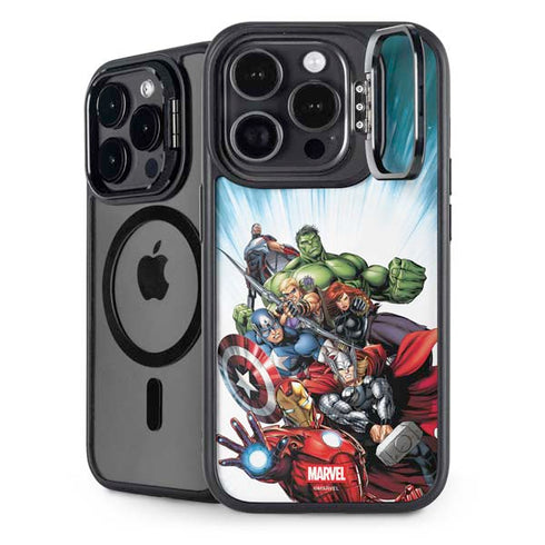 Marvel Avengers Team iPhone 15 Pro Max Kickstand Case